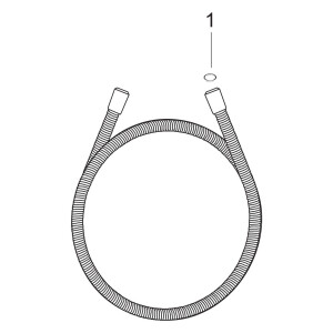 Hansgrohe SENSOFLEX Metallbrauseschlauch 120,5 cm 28132000