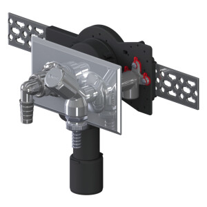 Dallmer Wandeinbau Waschgeräte Siphon 406 DN 40 / DN 50 130600