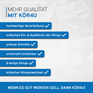 kör4u Cuttermesser blau