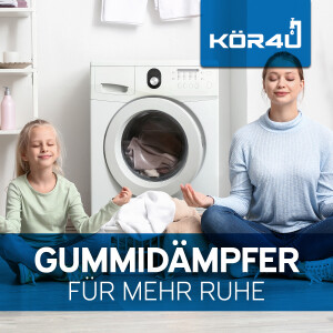 kör4u Gummidämpfer für Waschmaschinen 4 Stück