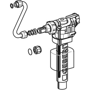 Geberit Füllventil für UP Spülkasten Typ 380 seitlicher Wasseranschluss  3/8" 240705001