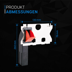 kör4u Einwurfschacht passend zu Geberit Delta UP100, UP300, UP320 & Sigma 12cm Systemen